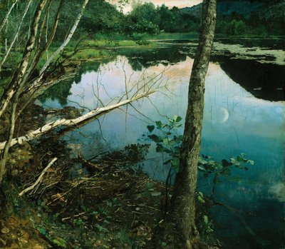 Summer Night by Hjalmer Eilif Emanuel Peterssen